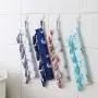 Multifunctional Cap Organizer Hanger, Portable Socks & Underwears Hangers Folding Clothes Hangers with 6 Clips Great for Travel Home Pack of 4 colors