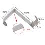 Elife Set of 10 Over Door Hooks Stainless Steel Towel Hanger Space Saving Organizer Elife Set of 10 Over Door Hooks Stainless Steel Towel Hanger Space Saving Organizer