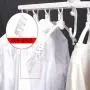 EvaroFly Multipurpose Magic Folding Hanger, Save Space Storage Clothes Hanger, Household Travel Camping -White 53x42x28cm