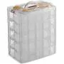 LifeSmart USA Stackable Storage Container Clear 50 Adjustable Compartments Compatible with Lego Dimensions LOL Surprise Littlest Pet Shop Arts and Crafts and More (5 Tier) LifeSmart USA Stackable Storage Container Clear 50 Adjustable Compartments Compatible with Lego Dimensions LOL Surprise Littlest Pet Shop Arts and Crafts and More (5 Tier)