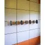 Beach stone Towel Rack - Stone towel hooks - Towel holder - Wall clothes hanger with 7 stones Beach stone Towel Rack - Stone towel hooks - Towel holder - Wall clothes hanger with 7 stones