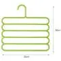 5 Layers Non-Slip Multifunctional Clothes Hangers Pants Storage Hangers Cloth Rack Multilayer Storage Scarf Tie Rack Hanger 10PC Random Color 5 Layers Non-Slip Multifunctional Clothes Hangers Pants Storage Hangers Cloth Rack Multilayer Storage Scarf Tie Rack Hanger 10PC Random Color