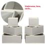 DIOMMELL Foldable Cloth Storage Boxes Closet Dresser Drawer Organizer Fabric Baskets Bins Containers Divider for Baby Clothes Underwear Bras Socks Lingerie Clothing,Set of 12 Grey 444 DIOMMELL Foldable Cloth Storage Boxes Closet Dresser Drawer Organizer Fabric Baskets Bins Containers Divider for Baby Clothes Underwear Bras Socks Lingerie Clothing,Set of 12 Grey 444