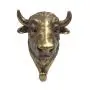 Pacific Giftware Wild Animal Head Single Wall Hook Hanger Animal Shape Rustic Faux Bronze Decorative Wall Sculpture (Bull)