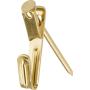 Hillman 122304 Brass Conventional Picture Hanger 3 Pack 50lb