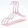 10pcs Random Color Pink Blue Fancy Aluminum Metal Clothes Hangers for Kids, Space Saving Cute Dress Shirts Coats Hanger for Children