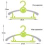 vmree Children Kids Plastic Coloured Coat Hangers Bow Clothes Hanger Kids Children Pet