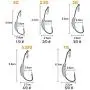 SHUNWEI 25 Pcs/Box Weighted Swimbait Hooks, Weighted Fishing Hooks with Twistlock Mixed 5 Size