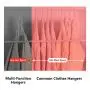 Gemazon Collection Magic Multi Folding Clothes Hangers - Non Slip Plastic Drying Rack, Space Saving with 360 Degree Swivel Hook 