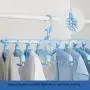 EvaroFly Multipurpose Magic Stretch Folding Hanger, Child Household Clothes Hanger, Save Space -Green 1 Pc