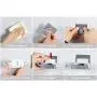 Lunawish Mop and Broom Holder Wall Mount Best Broom Organizer Hook Self Adhesive Hanger for Kitchen Bathroom Over The Door Single Mop Storage Hanging Rack (2 Pack)