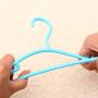 Interlink Plastic Childrens Hangers Baby Kids Toddlers Clothes Suit Coat Hangers Wardrobe Dress Holders Hooks (20Pcs, Blue)