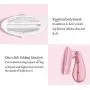 QQT Hanging Ironing Machine, Household Portable Small Portable Folding Travel Iron, Ironing Machine-Lightpink QQT Hanging Ironing Machine, Household Portable Small Portable Folding Travel Iron, Ironing Machine-Lightpink