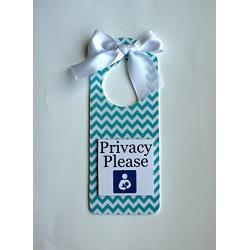 Custom Handmade Nursing/Pumping Do Not Disturb Door Sign/Hanger : Privacy Please