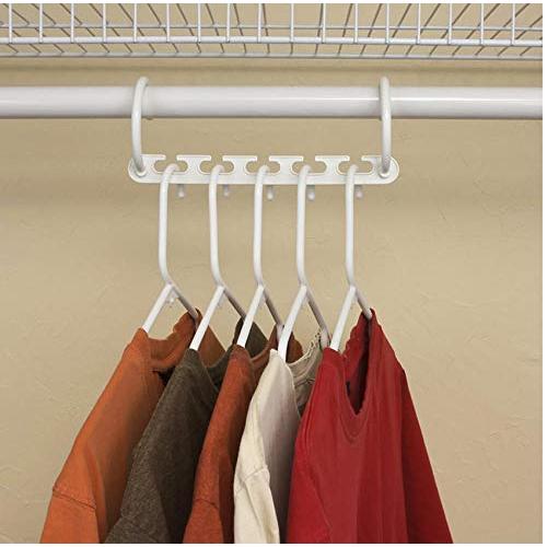 5 Hole Magic Hanger Space Saving Hanger Plastic Cloth Hanger Hook 10pcs Organizer Wardrobe Save Practical Hook Closet Organizer Tool