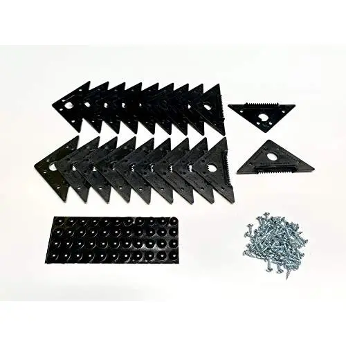 Sawtooth 20 Pcs. (10 Pairs) Wall Hugger Hanger for Wooden Picture & Canvas Frames or Signs & Posters with Screws and Bumpers Sawtooth 20 Pcs. (10 Pairs) Wall Hugger Hanger for Wooden Picture & Canvas Frames or Signs & Posters with Screws and Bumpers