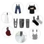 NUOKING Plastic Hanger Finger Clips 20 Pack Strong Pinch Grip Clips Multi-Purpose Hangers Clip Use for Thin Clothes Hangers, Wire