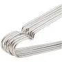 10pcs Anti-Theft Stainless Steel Clothes Hanger with Security Hook Metal Clothing Hanger for Hotel Used Closet Organizer 10pcs Anti-Theft Stainless Steel Clothes Hanger with Security Hook Metal Clothing Hanger for Hotel Used Closet Organizer