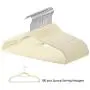 Yeshom 100Pcs Velvet Hanger Non Slip Clothes Suit Flocked Hangers Swivel Hook Ultra Thin Space Saving Closet