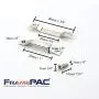 Picture Frame Sawtooth Hanger 1 3/4" (100 Pcs)
