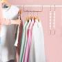 HOUSE DAY Magic Hangers Space Saving Hangers for Clothes Hangers Space Saving Wardrobe Clothing Hanger Oragnizer Closet Space Saver Hangers (12 Pack)