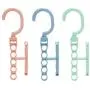 10pcs Random Color Coat Hangers for Clothes Creative Rotating Handle 5-Hole Windproof Hook Baby Wardrobe 10pcs Random Color Coat Hangers for Clothes Creative Rotating Handle 5-Hole Windproof Hook Baby Wardrobe