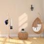 Neasyth Kids Wooden Coat Rack, Free Standing Tree Hanger 8 Hooks Organizer Furniture in Living Room, Bedroom, Entryway for Hat, Scarves, Satchel, Umbrella Etc. Easy Assembly (Natural)