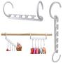 10Pcs Practical Closet Organizer 5 Magic Holes Hangers Space Saving Clothes Wonder Magic Clothes Hangers Clothes Hanger