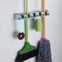 Wall Mounted Mop Organizer Holder Brush Broom Hanger Storage Rack Kitchen Tool Rodalind-CA
