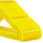 HANGERWORLD 18 Yellow 10inch Plastic Kids Coat Clothes Garment Pants Skirt Bar Baby Toddler Hangers