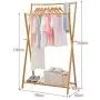 DTTXTD Simple Clothes Coat Rack Hanger Bedroom Hanger Living Room Children Storage Rack, Wood Color, c