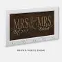 Mrs & Mrs Key Holder, Lesbian Gift, Gay Gift, Lesbian Wedding Gift, Gay Wedding Gift, Key Hanger, Wall Key Rack, Wall Key Holder, Key Holders, Personalized Gift, Home, Housewarming Gift, Wedding Gift