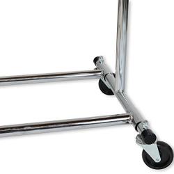 Simple Houseware Heavy Duty Clothing Garment Rack, Chrome