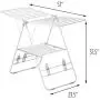 Honey-Can-Do Heavy Duty Gullwing Drying Rack, White Metal Honey-Can-Do Heavy Duty Gullwing Drying Rack, White Metal