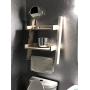 Floating Bathroom Shelf| Ladder shelf w/towel hanger| 3 Tier Bathroom shelf