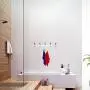 Wall Mounted Coat Rack - Coat Hook Rack Rail Hanger to Hang Coat Clothes, Hat, Towel, Key - Modern Heavy Duty 10 Hooks for Entryway, Kitchen, Bathroom, Door, Closet Room 2 Packs