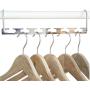 10pcs Folding Shirts Coat Clothes Hanger Holders Save Space Non-Slip Clothing Organizer Practical Racks Hangers for Clothes