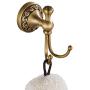 Rozin Antique Brass Bathroom Robe Towel Hook Wall Mounted Clothes Hanger