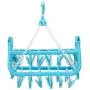 Topzon Drip Hanger - Household 32 Clips Folding Clothes Hanger Dryer Socks Underwear Drying Rack