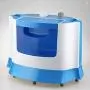HWZXBCC Handheld Ironing Machine, Electric Iron, Portable Foldable Clothes Steamer,Household Double-Bar Steam Hanging Ironing Machine, (Color : Blue)
