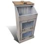 Wooden Vegetable Bin - Amish Handcrafted Pine Bread Boxes … (Pewter)