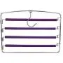 2pcs Random Color Household Clothes Hangers Multi-Layers Anti-Slip Foam Padded Pants Hangers Closet Storage Organizer
