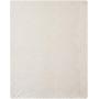 Ravenna Home Classic Micro Mink Trellis Throw Blanket - 50 x 60 Inch, Linen