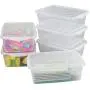 Obston 9 Quart Clear Storage Containers, Plastic Latching Box, 6 Packs Obston 9 Quart Clear Storage Containers, Plastic Latching Box, 6 Packs