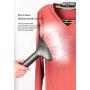 HWZXBCC 1800W，with Ironing Board，Flat Ironing/Hanging Ironing Two in one,Vertical/Handheld Hanging Ironing Machine, for All Garments (Color : Red)