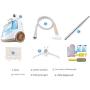 EAHKGmh Professional Grade Steamer, Garment Steamer, 2350W High Efficiency Steamer for Clothes, Multi-Function Hanger Four-Section Telescopic Rod 2L EAHKGmh Professional Grade Steamer, Garment Steamer, 2350W High Efficiency Steamer for Clothes, Multi-Function Hanger Four-Section Telescopic Rod 2L