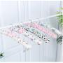 5pcs Random Color Soft Sponge Clothing Storage Racks Coat Clothes Hanger Anti Pleats Garment Storage Holder Wardrobe Laundry Drying Rack Organizer