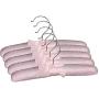 10pcs Practical Sponge Padded Satin Hangers Clothes Racks Clothes Hangers Garment Hanger Clothes Hanger