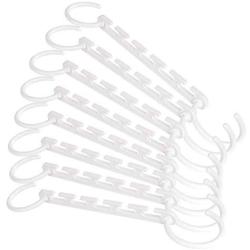 AllsuperDirect Pack of 8 Space-Saving Clothes Hanger Organizers, Magical Clothes Organizer Hangers Closet Space Saver Hangers