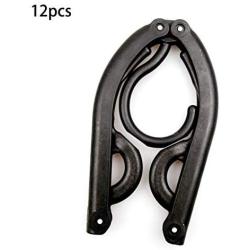 YOYOHOT 12 Pcs Clothes Hanger Travel Hangers - Portable Folding Clothes Hangers Travel Accessories Foldable Clothes Drying Rack for Travel